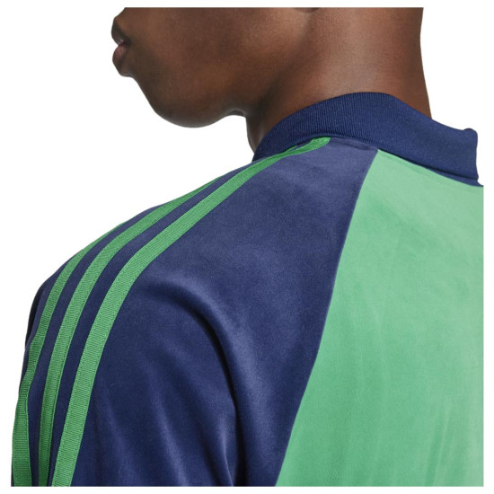Adidas Ανδρική μακρυμάνικη μπλούζα 70s Velour Polo Shirt